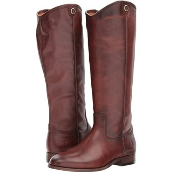 Frye Shoes - New Frye Melissa Button 2 Boots Redwood 9